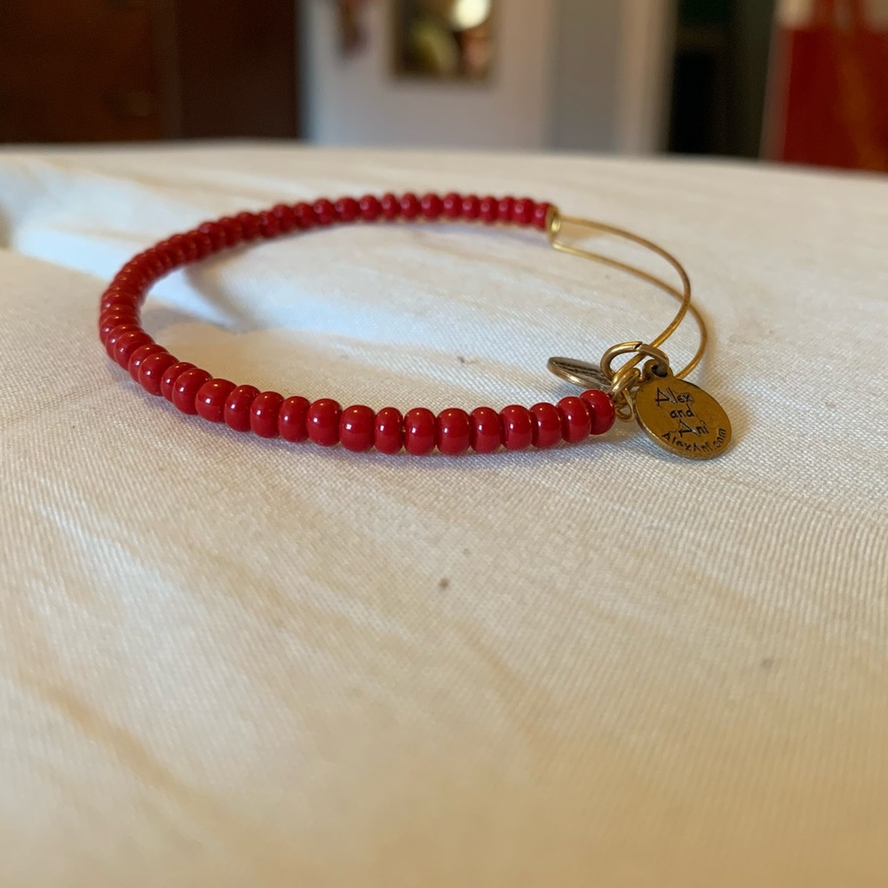 Alex and Ani | Red Beaded Bracelet